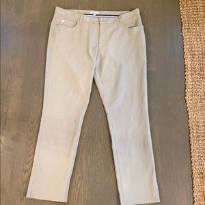 Men's Peter Millar‎ Performance Pants - Khaki - Size 40
